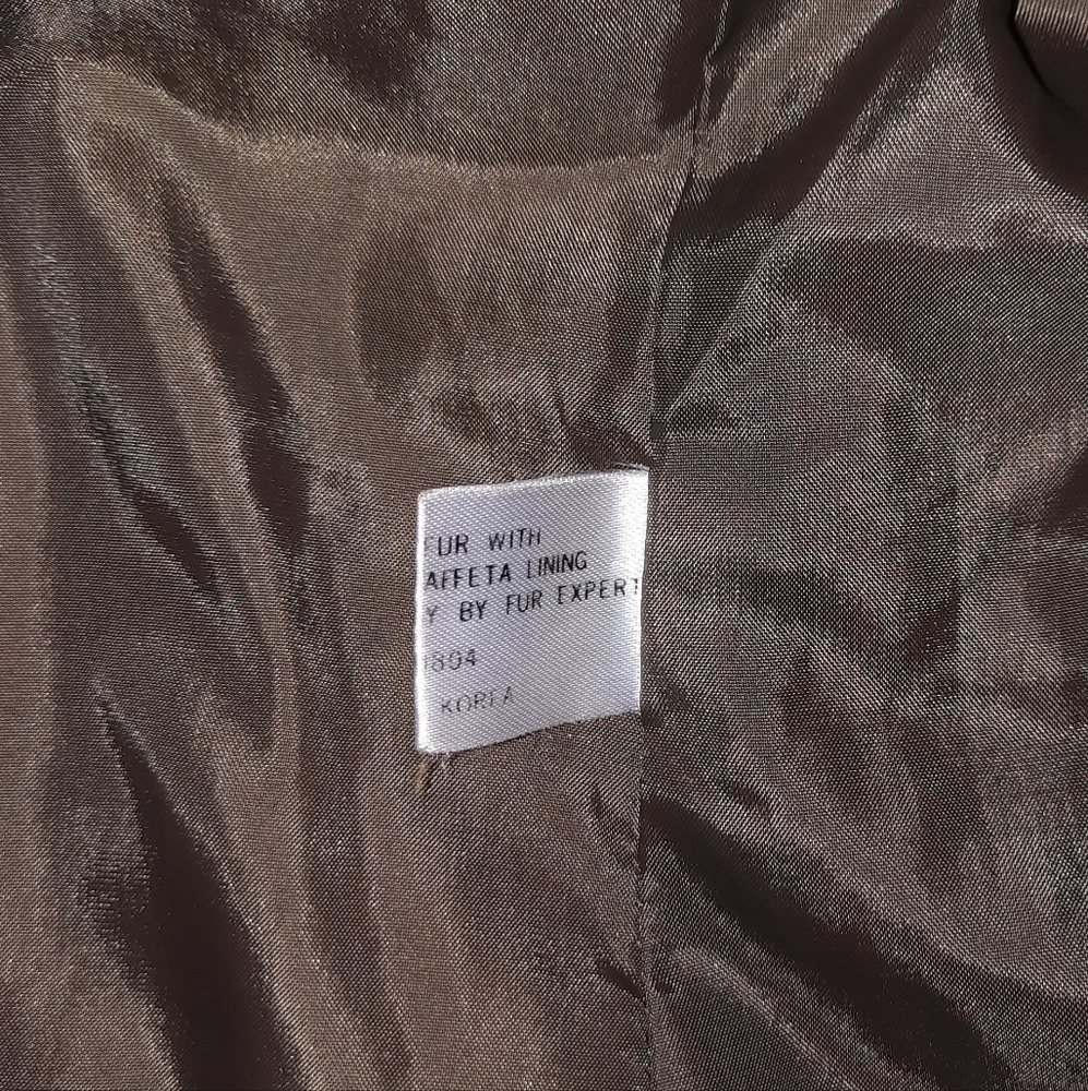 100% Rabbit Fur Coat - Picture 5 of 5